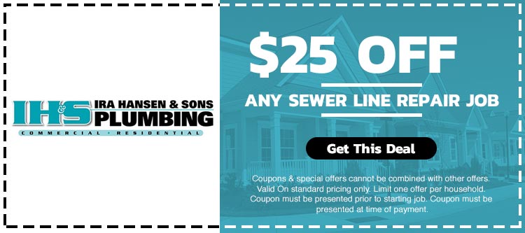 discount on sewer line repair job